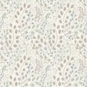 As Creation|Papier Peint floral style bohème avec fond blanc crème|Papier Peint