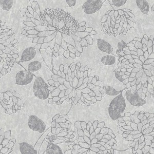 As Creation|Tapete große Blumen grün glänzend|Tapeten