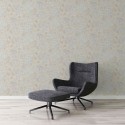 As Creation|Tapete florales Beige mit Glanz und Putz-Effekt|Tapeten