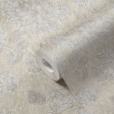 As Creation|Tapete florales Beige mit Glanz und Putz-Effekt|Tapeten