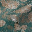 As Creation|Papier Peint grandes fleurs vert brillant|Papier Peint