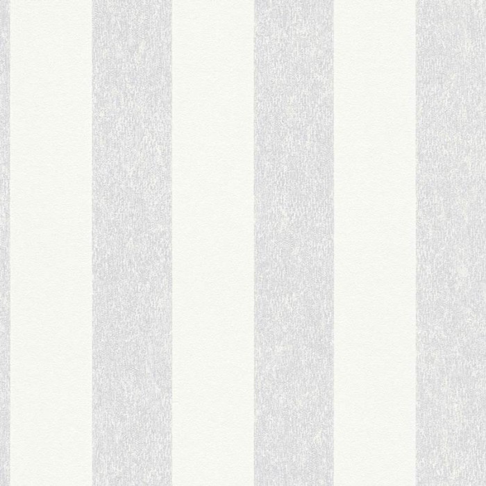 As Creation|Papel Pintado rayas grises y blancas efecto tiza|Rayas