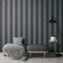 As Creation|Modern wallpaper with gray and black stripes|Stripes