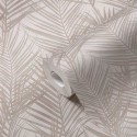 As Creation|Tapete mit Palmenblattmuster in Beige|Tapeten
