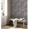 As Creation|Wallpaper with gray and brown palm tree pattern|Wallpaper