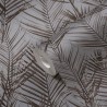 As Creation|Wallpaper with gray and brown palm tree pattern|Wallpaper