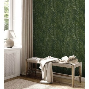 As Creation|Wallpaper white and green palm leaves|Wallpaper 2