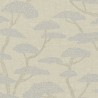 As Creation|Papel Pintado silueta pino japonés gris y beige|Papel Pintado