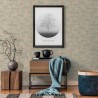 As Creation|Wallpaper silhouette Japanese pine gray and beige|Wallpaper