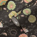As Creation|Black romantic floral patterned Wallpaper|Wallpaper