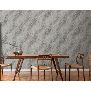 Papeldecor|Plain wallpaper with glitter mica effect glossy gray|Marble Imitation 2
