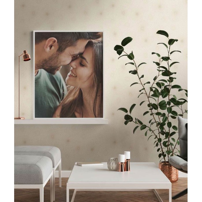 Papel Pintado moderno azul metalizado con forma estelar - As Creation Bos 388183