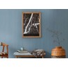 As Creation|Wallpaper plain striped textile look metallic blue|Wallpaper