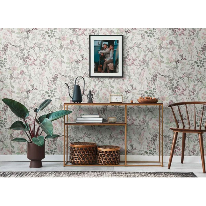 As Creation|Tapete mit floralen Motiven im romantischen Stil|Blumen