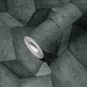 As Creation|Wallpaper geometric black 3D concrete|Wallpaper