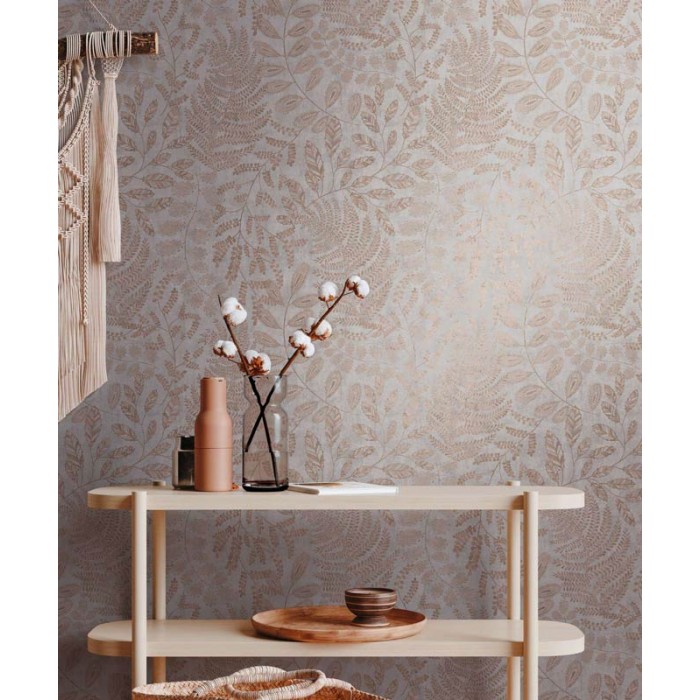 As Creation|Papel Pintado floral helechos estilo Boho|Papel Pintado