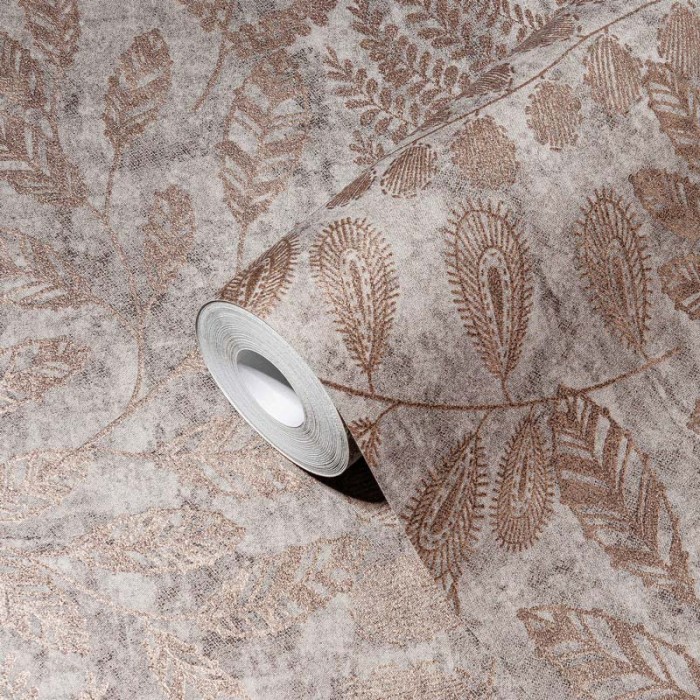 As Creation|Papel Pintado floral helechos estilo Boho|Papel Pintado