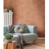 As Creation|Papier Peint effet stuqué couleur terracotta|Imitation Stuc