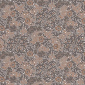 Papeldecor|Papier peint floral design rétro bleu pétrole multicolore|Papier Peint