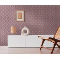 Papeldecor|Papier peint rétro avec cercles et carrés|Papier Peint