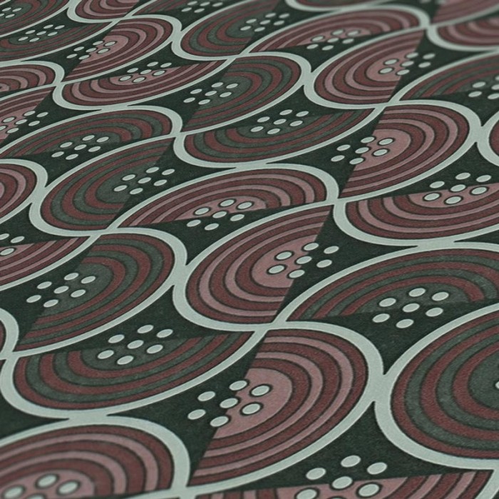 Papeldecor|Papier peint géométrique demi-cercles|Papier Peint