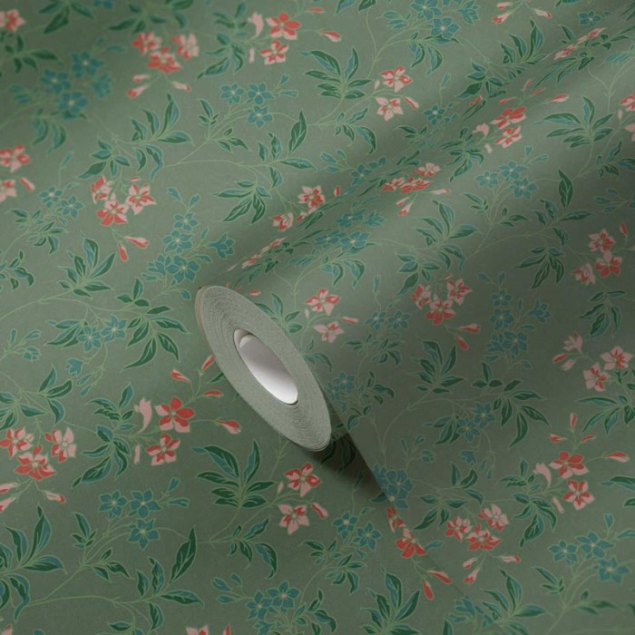 Papeldecor|Blumentapete im englischen Stil|Tapeten