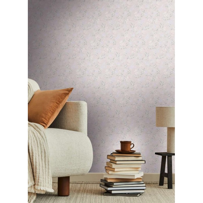 Papeldecor|Papier peint floral romantique ton pastel|Papier Peint