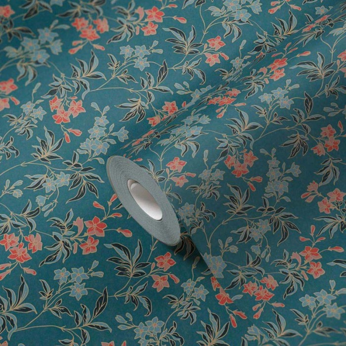 Papeldecor|Wallpaper flowers English style|Wallpaper