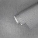 Papeldecor|Tapete Textil in Leinenoptik Grau|Tapeten