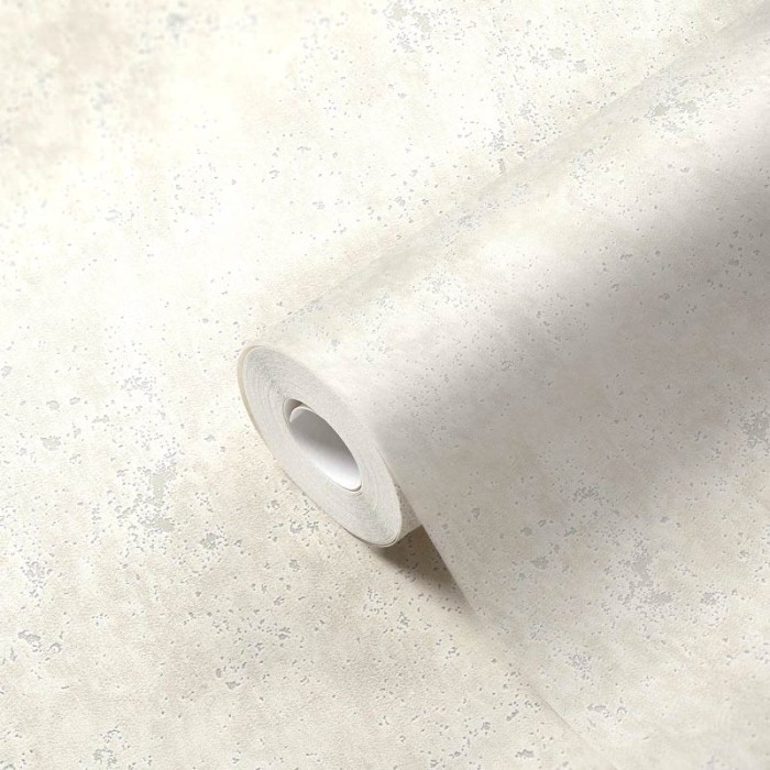 Papeldecor|Tapete Gipsstruktur weiß|Tapeten