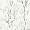 Papeldecor|Wallpaper tree branches black and white|Wallpaper