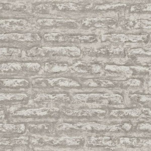 As Creation|Papel pintado piedra pizarra rústico gris y beige|Imitacion Piedra
