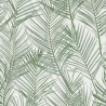 Papeldecor|Papel Pintado palmera relieve blanco verde|Papel Pintado