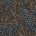 Papeldecor|Papier Peint palmier noir turquoise|Papier Peint