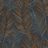 Papeldecor|Papel Pintado palmera negro turquesa|Papel Pintado