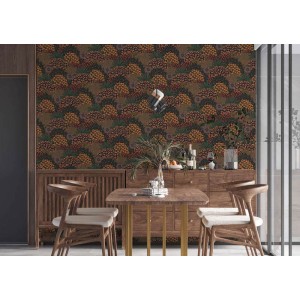 Papeldecor|Wallpaper small flowers green yellow field|Wallpaper 2