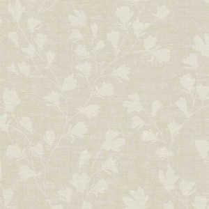 Casadeco|Beige muslin fabric wallpaper with texture|Beige