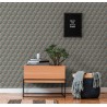 Papeldecor|Papier Peint 3D polygones bleu beige|Papier Peint