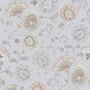 Papeldecor|Papier Peint fleurs pissenlit gris pastel|Papier Peint
