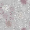 Papeldecor|Papier Peint fleurs pissenlit gris pastel|Papier Peint