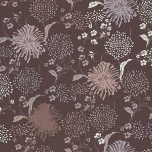Papeldecor|Papier Peint fleurs pissenlit gris pastel|Papier Peint