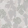 Papeldecor|Papel Pintado monstera banano cobre gris|Papel Pintado