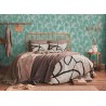 Papeldecor|Papier Peint monstera banane vert brillant|Papier Peint
