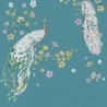 Papeldecor|Wallpaper bright turquoise peacocks|Wallpaper