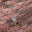 Papeldecor|Wallpaper light brown exposed brick|Brick Imitation