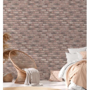 Papeldecor|Wallpaper red brick masonry|Brick Imitation 2