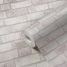 Papeldecor|Wallpaper white and gray exposed brick|Brick Imitation
