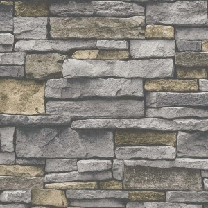 Papeldecor|Tapete moderne rustikale Steinmauer|Steinimitat