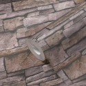 Papeldecor|Papier Peint mur pierre rustique beige|Imitation Pierre