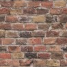 Papeldecor|Wallpaper rustic brown and red brick|Brick Imitation